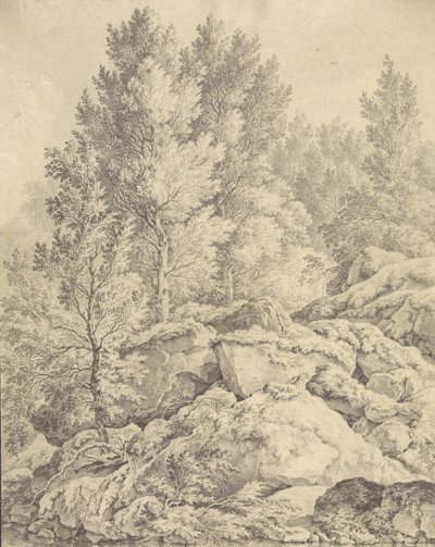 Blick auf das Tal von Trippstadt in der Pfalz von Ferdinand Kobell